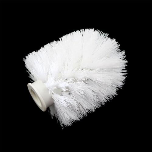 Replacement Bathroom WC Clean Spare Accessories Cleaning Brush Head for Toilet White Toilet Brush Head Holder 75*90mm