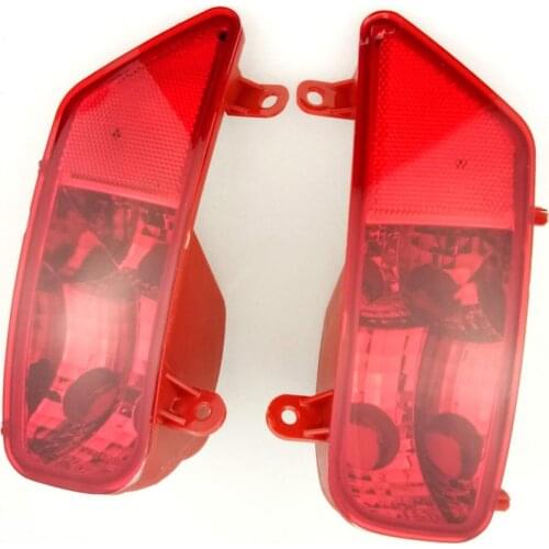 Rear fog lights and brake lights fog lamp for Peugeot 3008 rear bumper lights tail lights Without Bulb