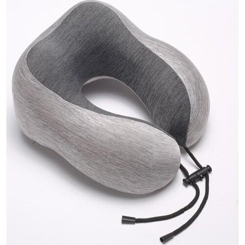 1pcs Foam U-Shape Travel Pillow for Airplane Memory Foam Neck Pillow Travel Accessories Comfortable Sleep Pillows Dropshipping