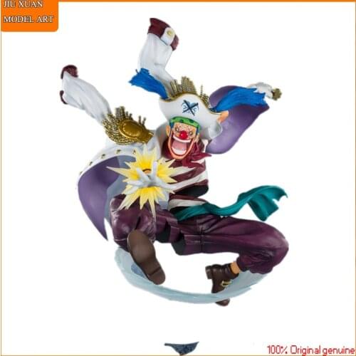 100% Original: Anime ONE PIECE Buggy 19cm PVC Action Figure Anime Figure Model Toys Figure Collection Doll Gift