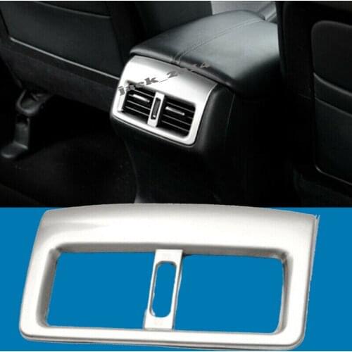 ABS Interior Console Rear Air Vent Frame Cover Trim for Honda Accord 9th 2014-2015