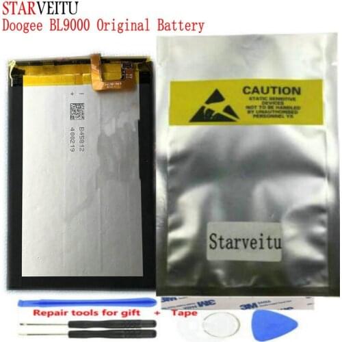 STARVEITU Battery for Doogee BL9000 Mobile Phone Accessories Li-Ion Rechargeable Batteries with Tracking Number