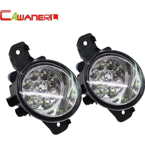 Cawanerl Car Styling LED Light Lamp Fog Light DRL Daytime Running Light DC 12V White Blue Orange For Renault Thalia 1998-2003