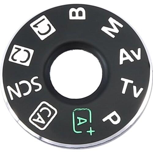 For Canon 6D mode dial pad turntable patch, Camera Function Dial Mode Interface Cap Button tag plate Camera repair parts