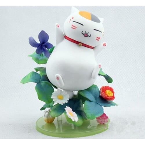 New Arrival Japan Anime Natsume Yuujinchou Nyanko Sensei White Big Kawaii Cartoon Cat Model PVC 13cm Collect Action Figure Doll