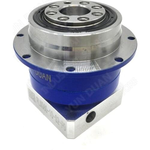 4:1 Ratio 60mm Flange Output Planetary Gearbox Reducer 14mm Input 3arcmin Helical Gear for 0.2kw 0.4kw 0.6kw Servo Motor