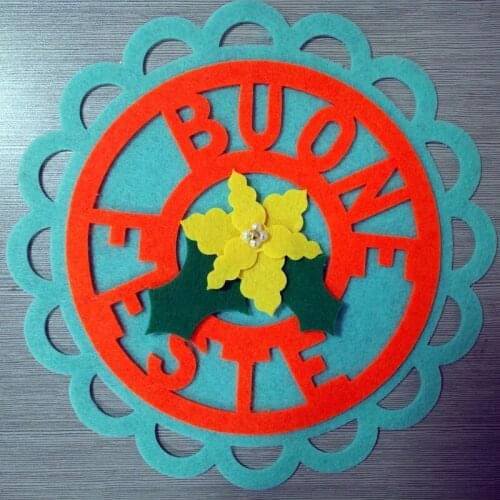 Disc decoration cutting dies 2019 new die cut &wooden dies Suitable for common die cutting machines on the market