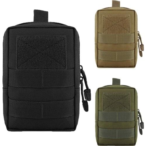 1000D Tactical Molle Pouch Waist Belt Bag Military Wallet Purse Outdoor Sport EDC Tool Pack Camping First Aid Bag for Hunting