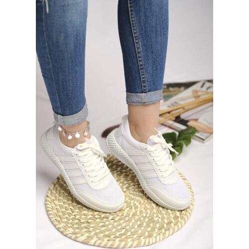 Candela Fishnet Detailed Woman Sneaker