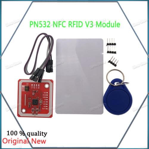1Set PN532 NFC RFID Wireless Module V3 User Kits Reader Writer Mode IC S50 Card PCB Attenna I2C IIC SPI HSU For Arduino