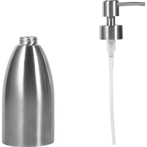 500ml Stainless Steel Soap Dispenser Kitchen Sink Faucet Bathroom Shampoo Box Soap Container Household Supplies