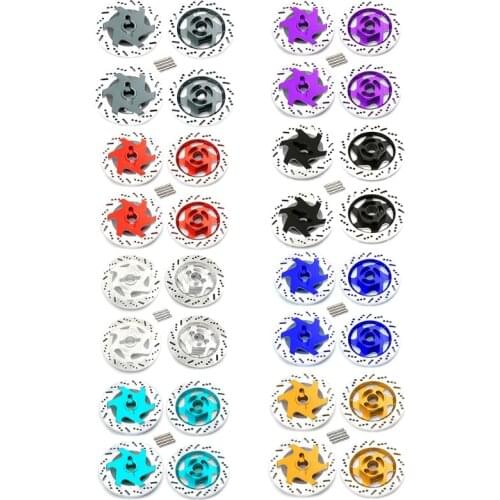 T5EC RC Accessories Metal RC Brake Disc Wheel Rim Hex Hub Brake Disc Decoration Durable Replacement Parts for 1/10 Model Car