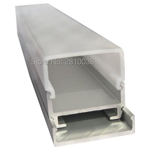 10 X1M Sets/Lot AL6063 Aluminium profile for led strip and U type Anodized LED strip aluminium extrusion for ceiling lights