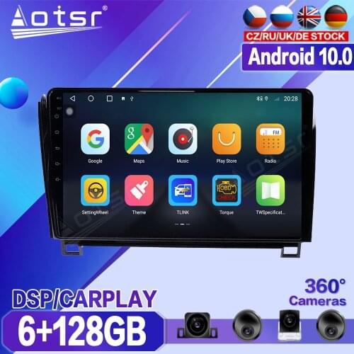 6+128G For Toyota Tundra 2008 2009-2017 Car Multimedia Player Recorder Stereo Android Radio GPS Auto Audio Navigation Head Unit