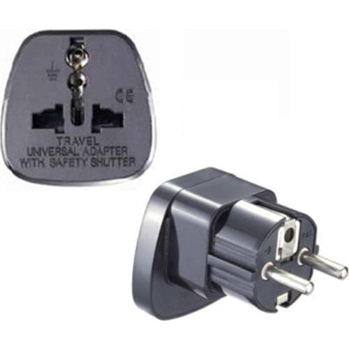 Travel converter 10A 250V ABS material universal adaptor plug for Germany 500pcs free shipping by