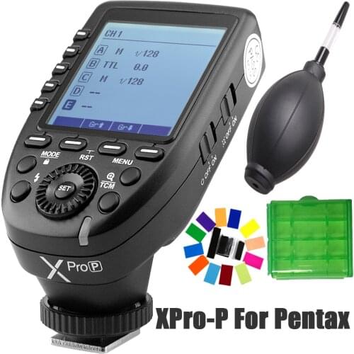 Godox XPro-P Flash Trigger Transmitter with TTL 2.4G Wireless X System HSS LCD Screen for Pentax K-1,645Z,K70,K50,KP,K-S2,K-3 II