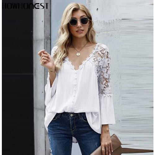 Женские рубашки HOWHONEST China At AliExpress