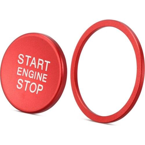 Car Engine Start Stop Button Ring Ignition Trim Cover Decoration For VW Golf 7 MK7 GTI R Jetta Arteon Passat B8 upgrade Styling