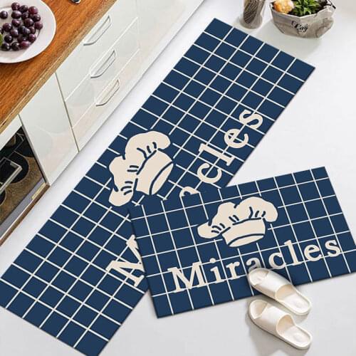 Kitchen Area Rugs Long Non-slip Cute Floor Mat Bathroom Entrance Doormat Washable Bedroom Living Room Bedside Tapis Tapete
