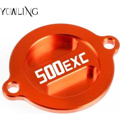 For 500EXC 500 EXC 2012 2013 2014 2015 2016 Motorcycle Accessories CNC Oil Cap Oil Fuel Filter Racing Engine Tank Cap Cover