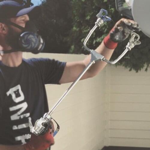 Double Head Painter Spray Extension High Pressure Magical Stick Painter Professional Airless Spray Tip Gun Sprayer Tools