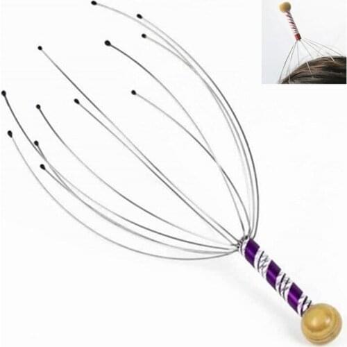 Head Massage Scalp Random Color Head Hair Held Scalp Neck Equipment Stress Release Relax Massage Hair Mahogany Comb