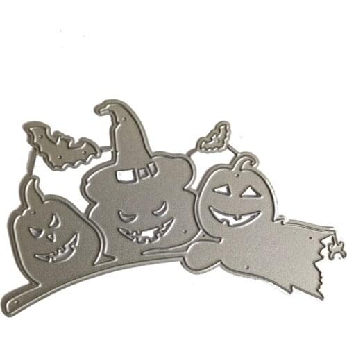 Halloween Pumpkin Metal Cutting Dies Stencil DIY Scrapbooking Album Paper Card Template Mold Embossing Decoration