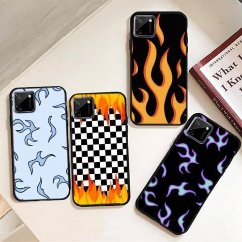 Fashion Flame Fire Soft Phone Case For Oppo Reno2 Z 2Z A1k 3s 71 83 Realme5 XT R9S Plus 15 17 Pro F11 11pro