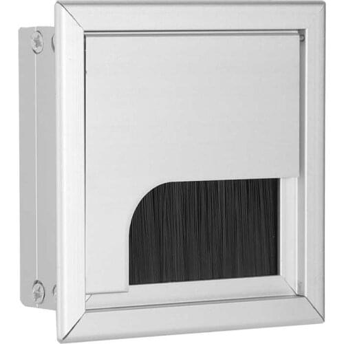 Desktop Cable Hole Box Desk Grommet Beautiful Appearance Aluminium Alloy for Office for Office Equipment for PC Peripherals for