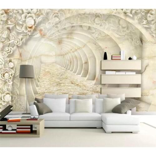 Beibehang Custom wallpaper 3d mural sea view room picture-in-picture 3D TV background wall living room wallpaper bedroom mural