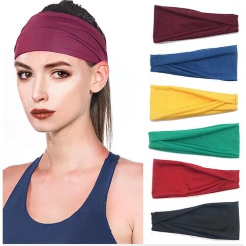 Absorbent Cycling Yoga Sport Sweat Headband Men Sweatband For Men and Women Yoga Hair Bands Head Sweat Bands Sports Safety