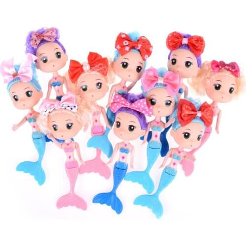 TOYZHIJIA 1PCS 15cm Swimming Mermaid Dolls Ddung Doll Girls Toys Confused Doll Mermaid Dolls For Girls Birthday Xmas Gifts