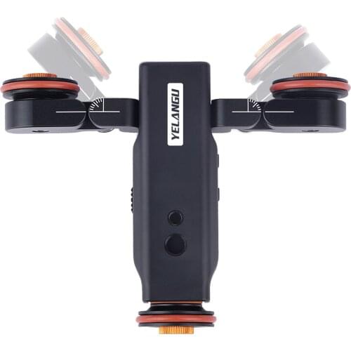 YELANGU L4X Electric Dolly Rail Track Slider Motoriz Car With Remote Control For iPhone Phone Smartphone DSLR Camera Camcorder