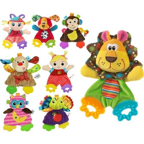 1pcs Baby Soft Appease Toys,Towel Playmate Calm Doll Teether