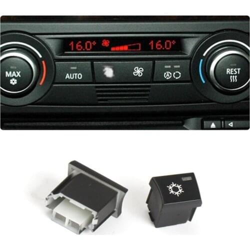 1pcs Air conditioning Button Air Circulation Button Heater Climate Control Fan Volume for BMW E90 E91 E92 E84 E87 F25 2004-2016