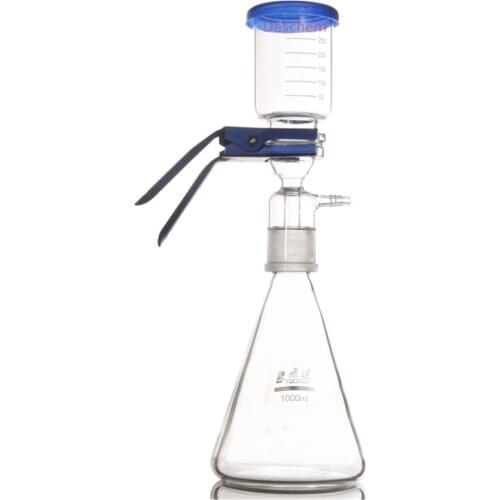 1000ml,Vacuum Suction Filter Device,1L Buchner Filting Apparatus,with filter flask,Laboratory Glassware kit
