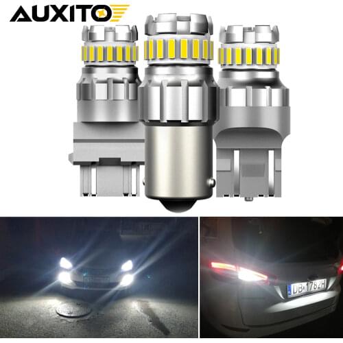 2x W21W PY21W Led Canbus W16W 3157 7443 T15 T20 LED Bulb Reverse light for Hyundai Solaris Creta Kia Rio 3 Ceed Sportage Optima