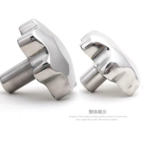 4PCS/LOT . Diameter:70mm M10 Stainless steel Plum handle handwheel parts