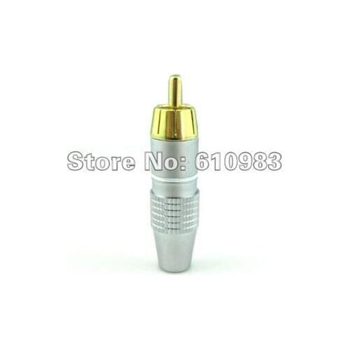 5 pieces/lot) RCA Plug Audio Video soldering Cable Connector