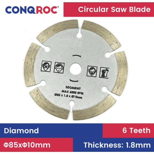 85 x 10mm Diamond Circular Saw Blade Masonry Cutting Disc
