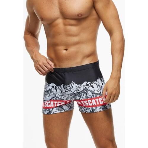 A341 Sexy Man Swimwear Swimming Trunk Bikinis Low Waist Men Swimsuit Sunga Beach Surfing Shorts Trunk Boxers