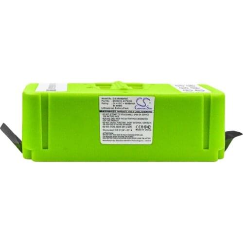 Cameron Sino 4000mAh battery for IROBOT Roomba 614 615 640 652 665 670 671 675 677 680 681 685 690 691 695 696 801 805 850 860