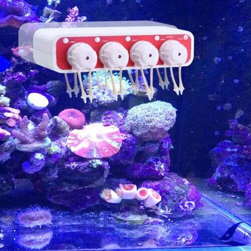 Jebao Aquarium Titration Pump DOSER 3.1/3.4/2.4 WIFI Function JECOD DP-2/3/4 DP-3S/4S Automatic Doser for Marine Reef Aquarium
