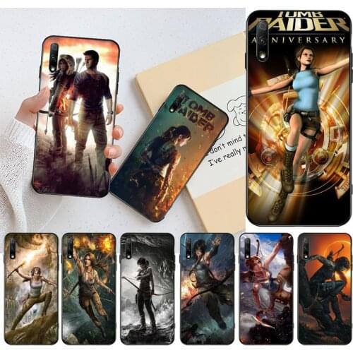 Lara Croft Tomb Raider TPU black Phone Case Cover Hull for Huawei Honor 30 20 10 9 8 8x 8c v30 Lite view pro