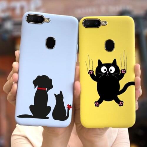 For Oppo A12 Case Soft Slim Cover For Oppo A12 A 12 CPH2083 CPH2077 Cute Cartoon Silicone Shell For Oppo A12 OppoA12 Phone Cases