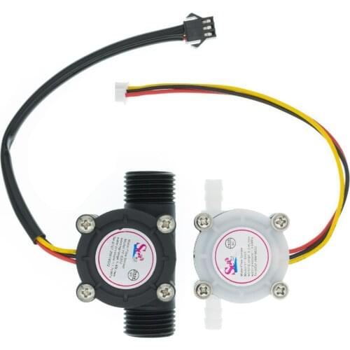Water flow sensor flowmeter Hall flow sensor Water control 1-30L/min 2.0MPa YF-S201