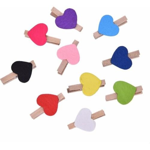 Wooden Natural Mini 100PCS/10PCS Clothes Photo Paper Peg Pin Clothespin Craft Clips School Office Stationery