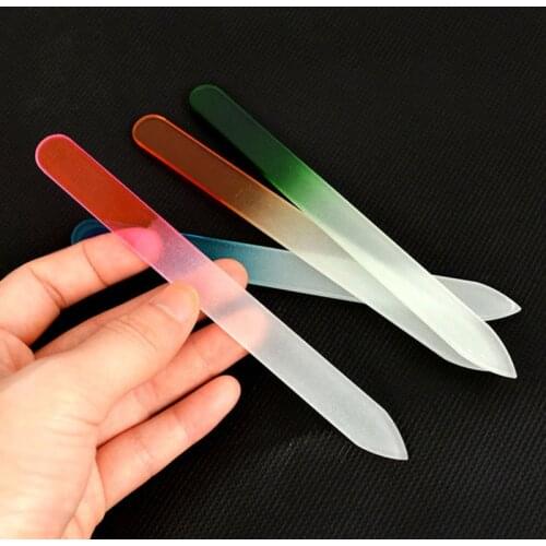 Fashion Nail File Crystal Glass Nail Art Buffer Manicure File Women Professional Polishing Device Tool Nail Tools Accessoires