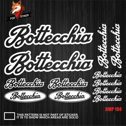 Road Bike Mountain Bike Bicycle Frame Stickers MTB Track Bike TT Bike Decal Reflective Stickers for BOTTECCHIA Stickers