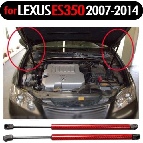 Fits for Lexus ES350 Sedan 2007-2014 27.56 inches Front Hood Gas Spring Charged Lift Supports Struts Prop Rod Arm Shocks